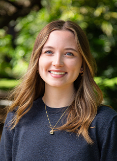 A portrait of Samantha Karsnia